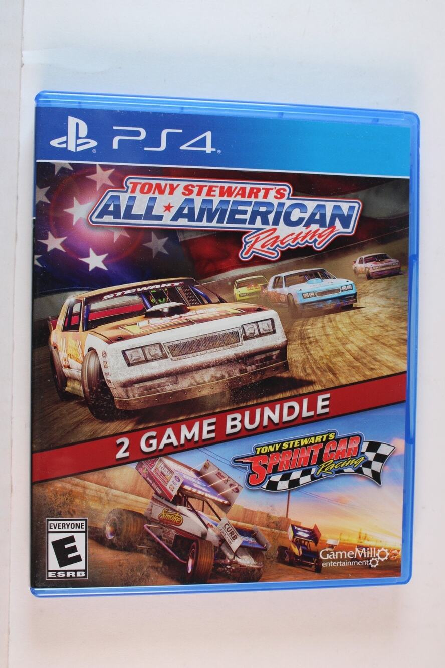 Tony Stewart's All American Racing 2 Game Bundle (Sony Playstation 4, PS4)